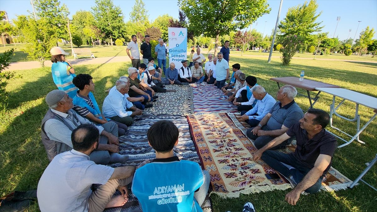 Adıyaman'da gençler ve yaşlılar aynı etkinlikte buluştu