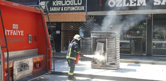 Antalya'da elektrik trafosunda çıkan yangın söndürüldü
