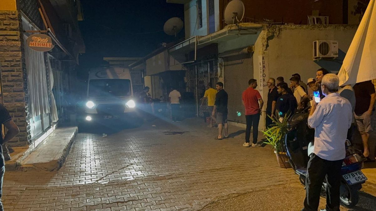 Antalya'da silahlı kavgada 1 kişi yaralandı