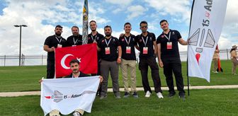 Çukurova Üniversitesi roket takımı Türkiye'yi ABD'de temsil ediyor