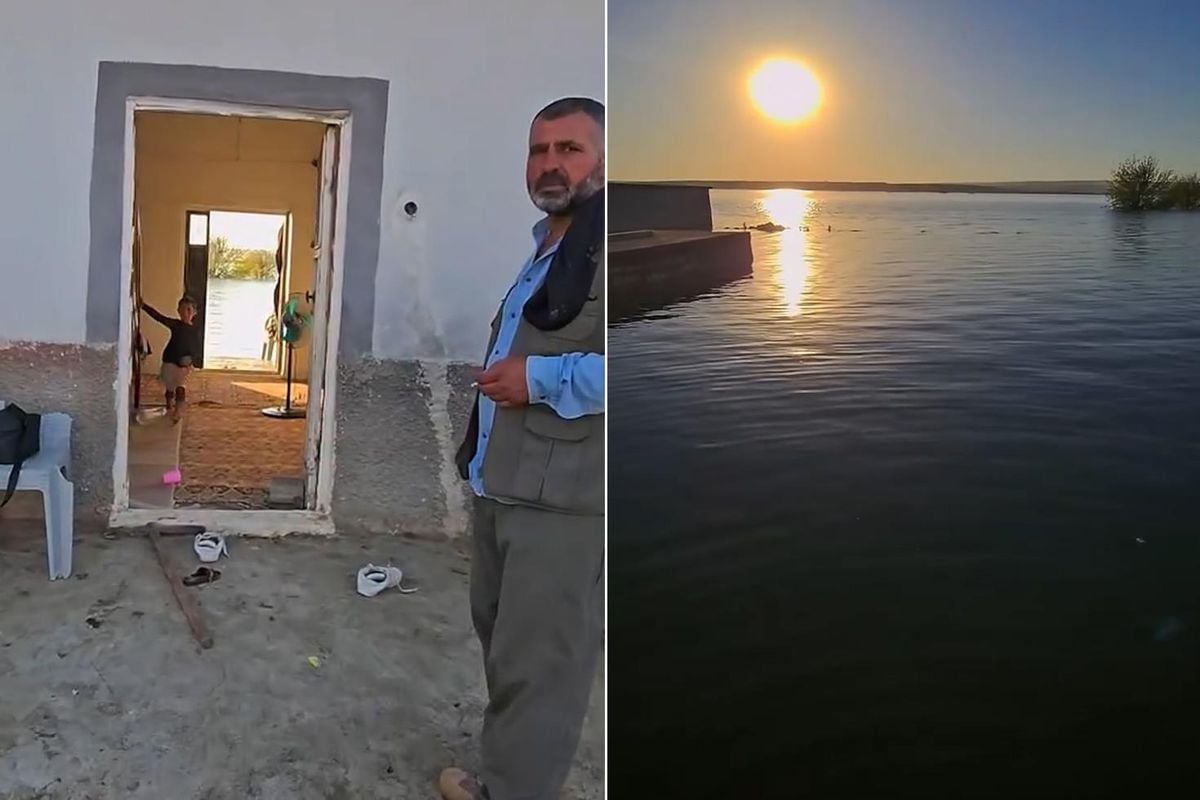 Dün kurak topraktı, bugün göl evi oldu
