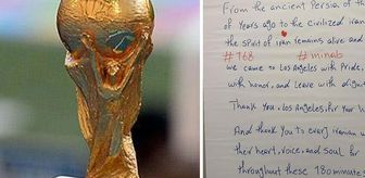 Dünya Kupası'na damga vuran hareket! Soyunma odasına bıraktıkları not olay oldu