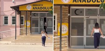 Hafta sonu yapılan sınavda çekilen görüntüye tepki yağıyor