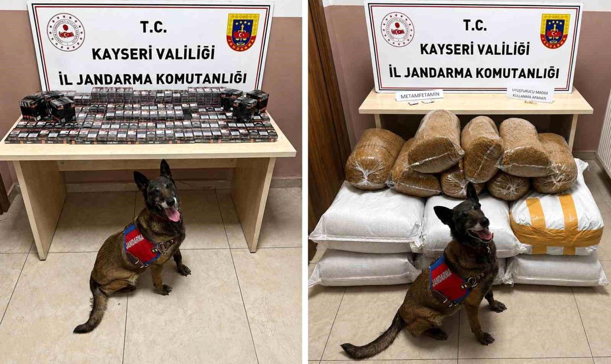 Jandarmadan uyuşturucu ve kaçakçılık operasyonu: 200 kilogram kaçak tütün ele geçirildi