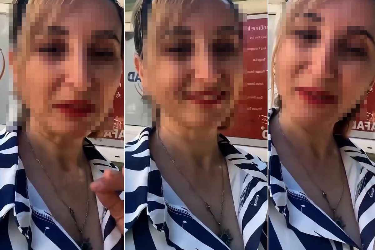 'Kapalılar imha edilsin' diyen kadın gözaltına alındı