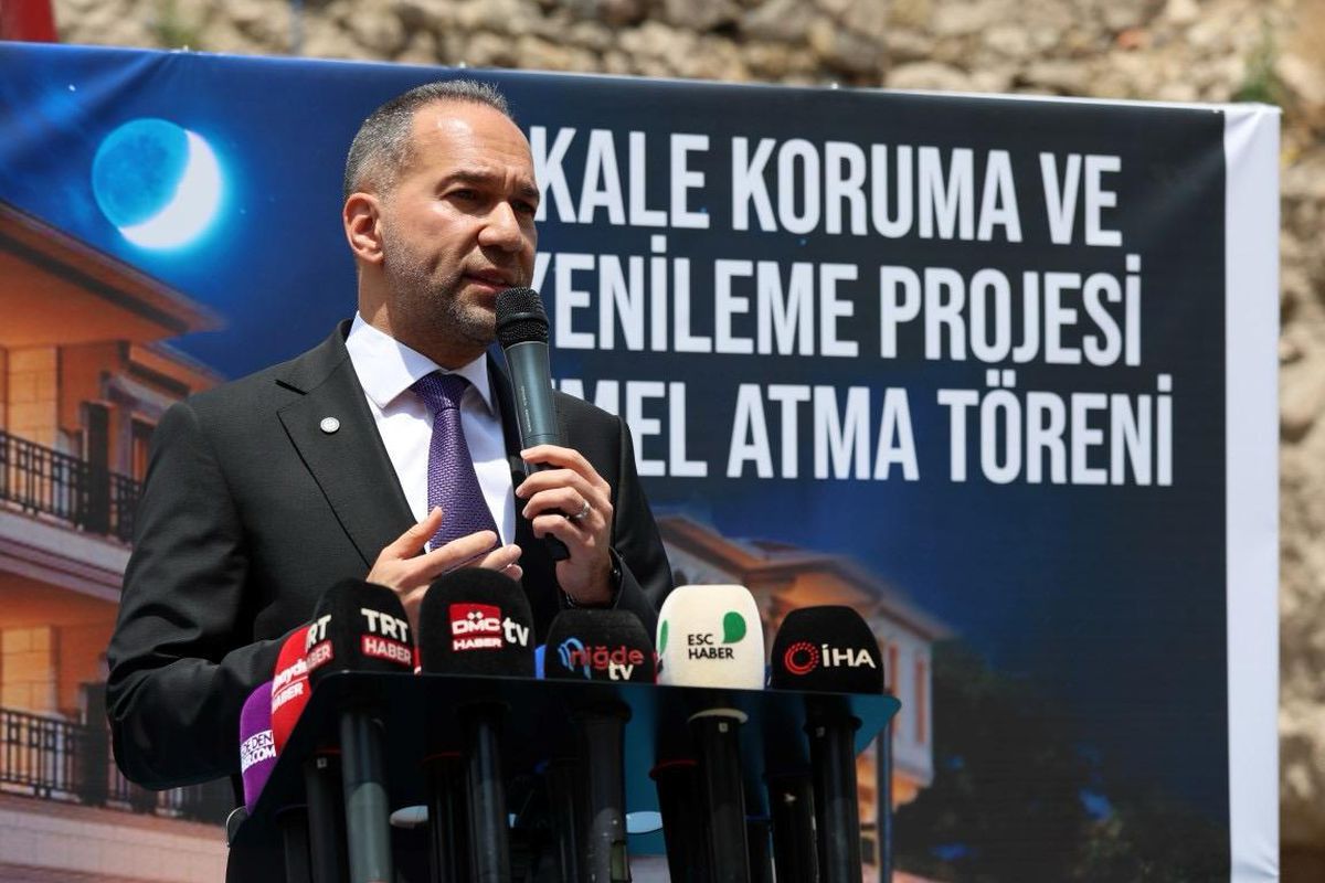 Niğde'de ''100 yılın projesi'' için ilk kazma vuruldu