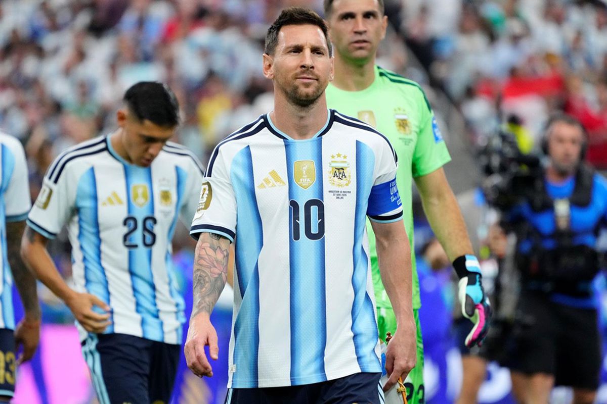 Lionel Messi'nin 2026 Dünya Kupası'nda gol attığı an.