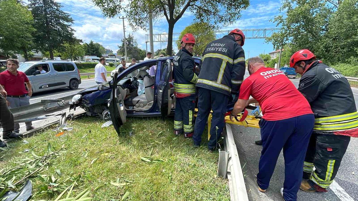 Ordu'da trafik kazaları: 5 yaralı