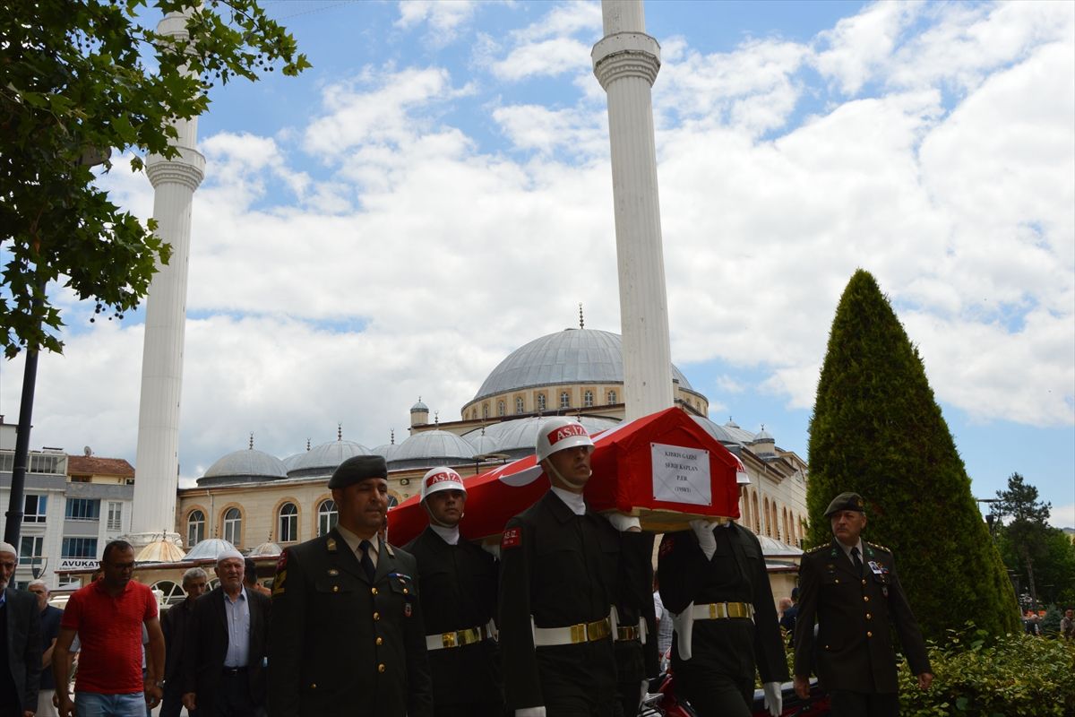 Samsun'da vefat eden Kıbrıs gazisi son yolculuğuna uğurlandı