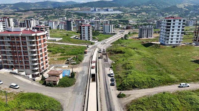 Samsun’un 5 ilçesinde ulaşım yatırımları sürüyor