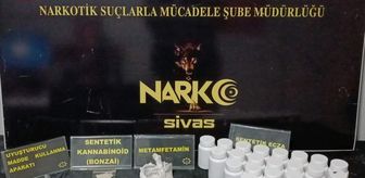 Sivas'ta uyuşturucu operasyonunda yakalanan 2 zanlı tutuklandı