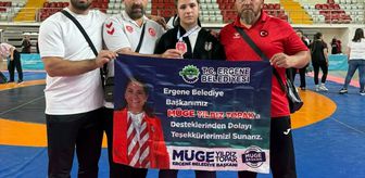 Tekirdağlı güreşçi Esma Nur Kara Türkiye ikincisi oldu