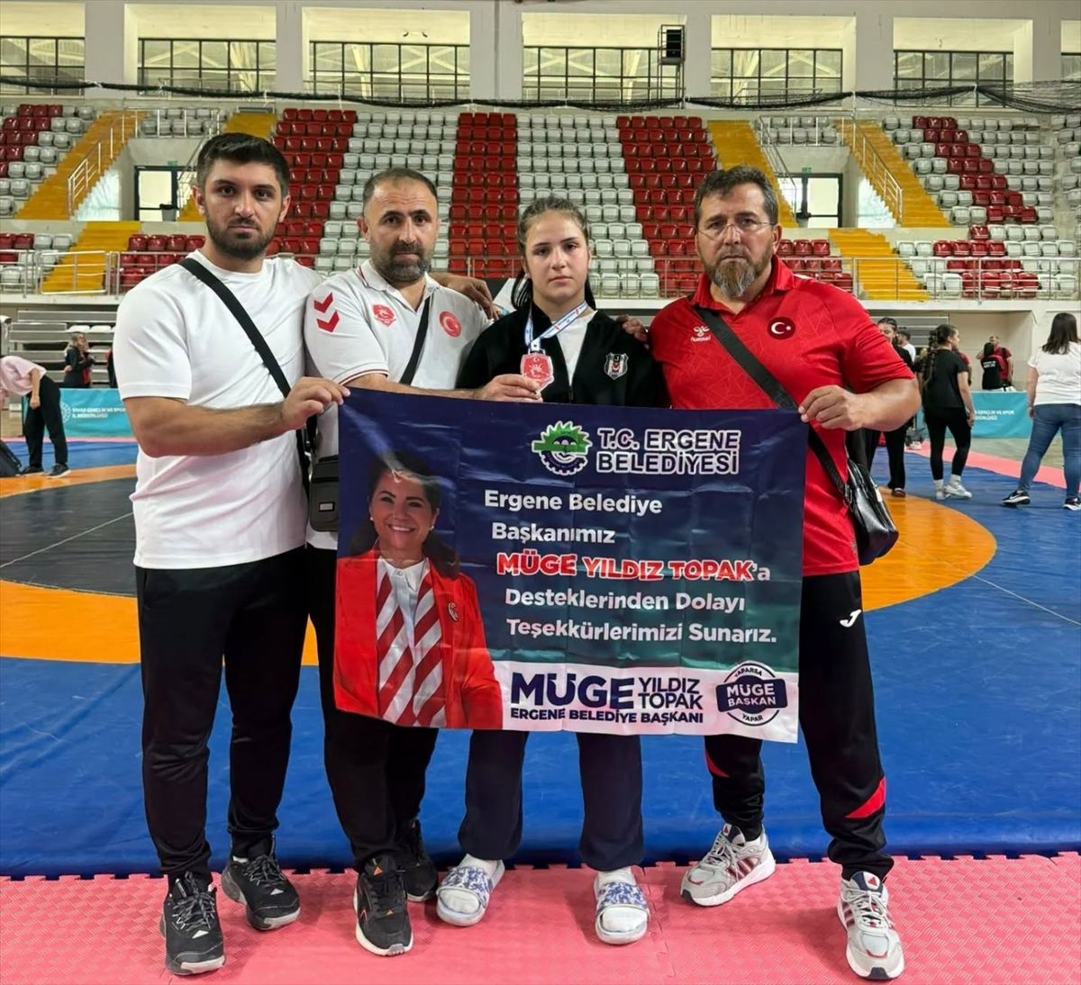 Tekirdağlı güreşçi Esma Nur Kara Türkiye ikincisi oldu