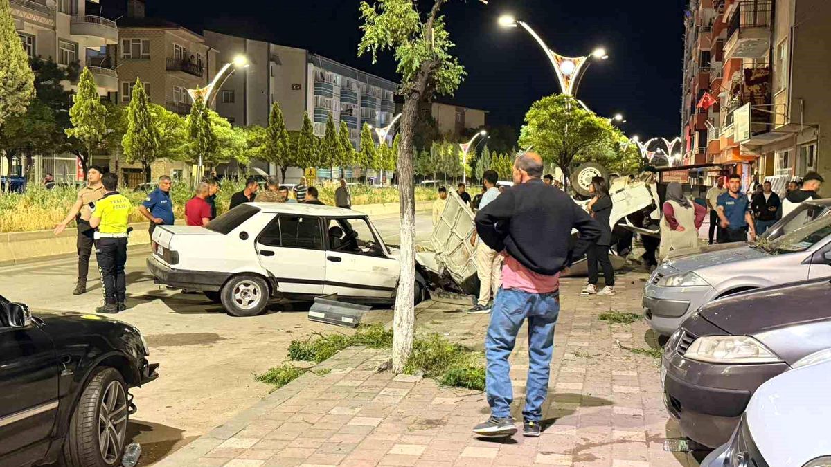 Yozgat'ta zincirleme kaza: 3 yaralı