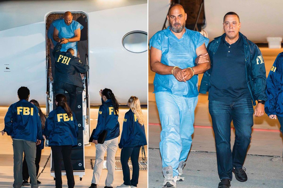 FBI Direktörü Kash Patel'in açıklaması sırasında çekilmiş bir fotoğrafı.