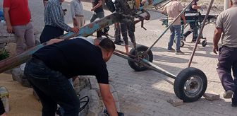 Adıyaman'da ayağı helezon makinesine sıkışan kişi yaralandı
