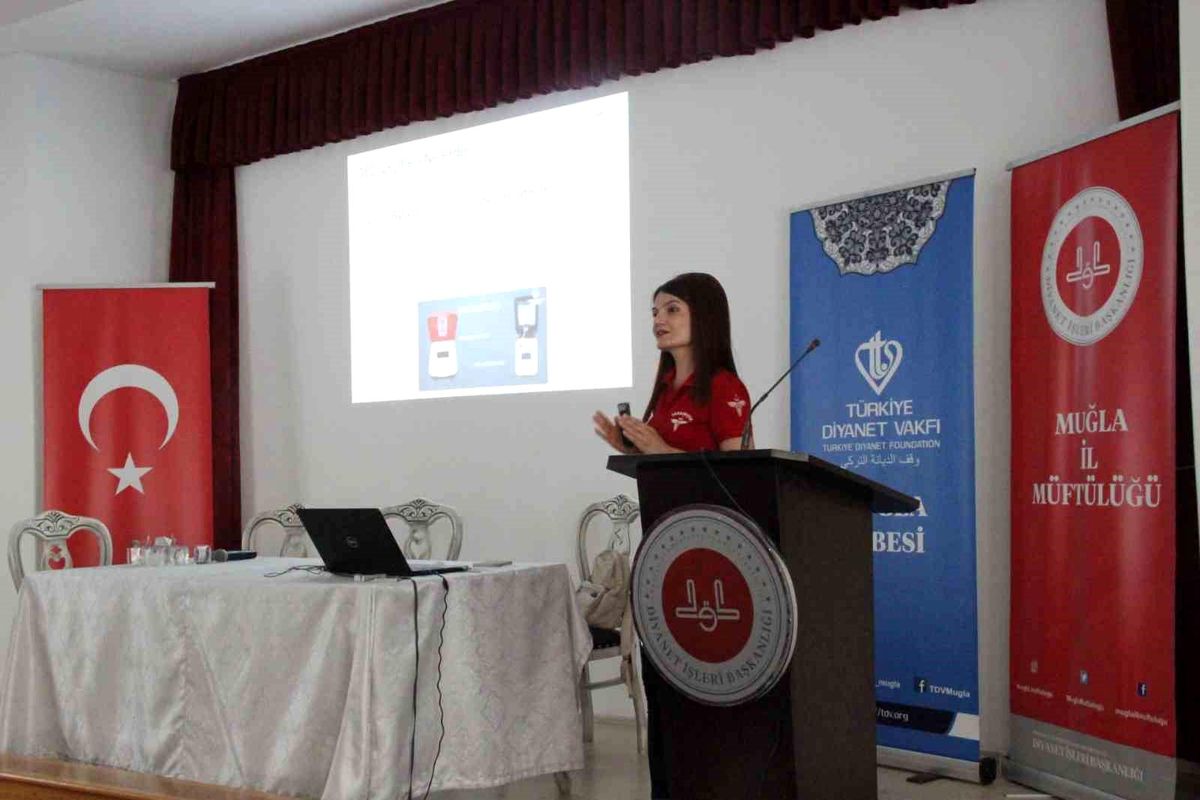 Muğla İl Müftülüğü tarafından düzenlenen eğitim seminerinden bir görünüm
