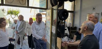 AK Parti Tekirdağ Milletvekili Özcan, Şarköy'de esnafı ziyaret etti