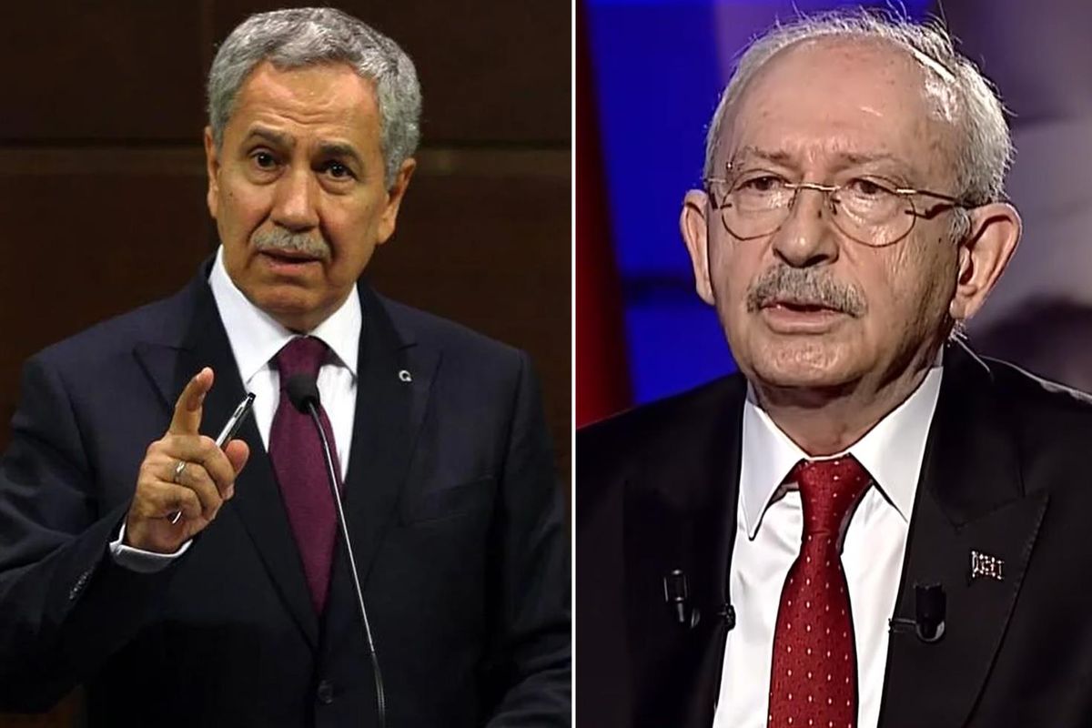 Bülent Arınç ve Kemal Kılıçdaroğlu'nun siyasi açıklamalarıyla ilgili haber görseli.