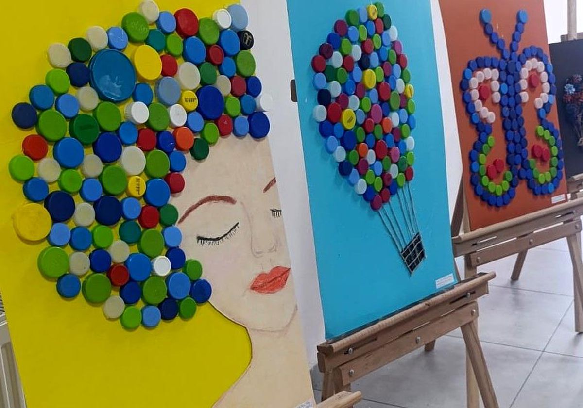 Atıkları sanat eserine dönüştürdüler