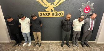 AVM'de denetim yaparken görüntülenen 6 şüpheli yakalandı