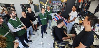'Bağımlılığa Karşı Sahadayız' Projesi Yakakent esnafına anlatıldı