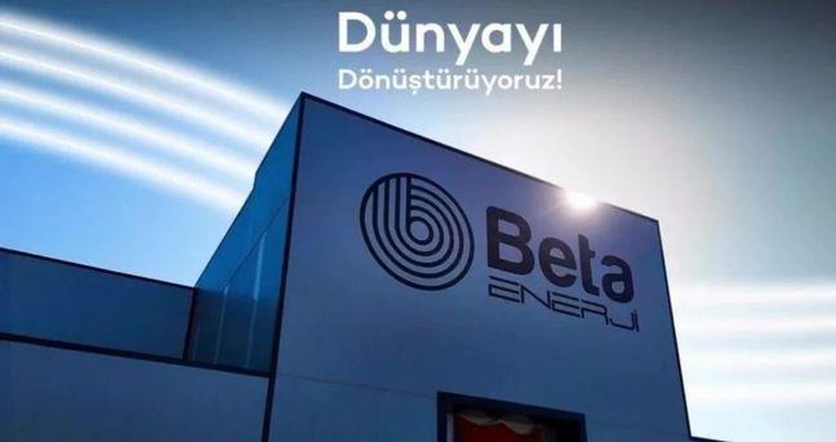 Beta Enerji ve Teknoloji A.Ş. logosu veya Adana'daki üretim tesislerinden bir görüntü