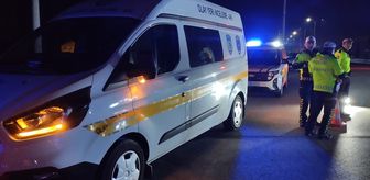 Bolu'da devrilen motosikletin sürücüsü hayatını kaybetti