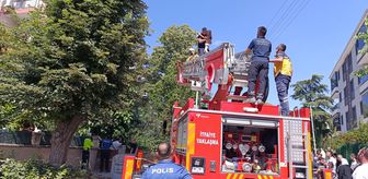 Bursa'da apartman dairesinde çıkan yangın söndürüldü