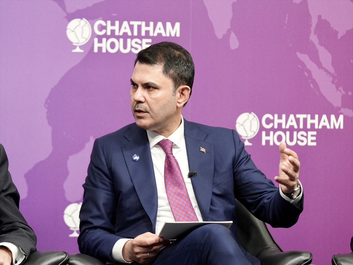 Çevre, Şehircilik ve İklim Değişikliği Bakanı Kurum, Chatham House'da konuştu