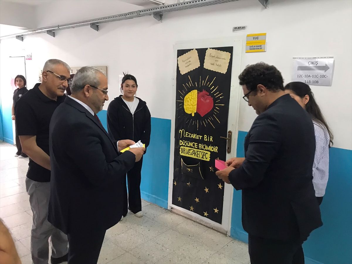 Çorum'da 'Okulumda Nezaket Var Projesi' uygulandı