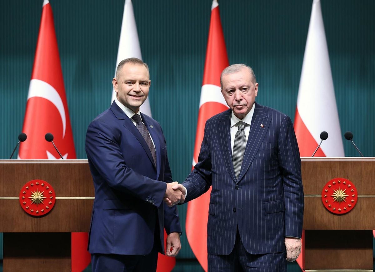 Cumhurbaşkanı Erdoğan ve Polonya Cumhurbaşkanı Nawrocki bir arada