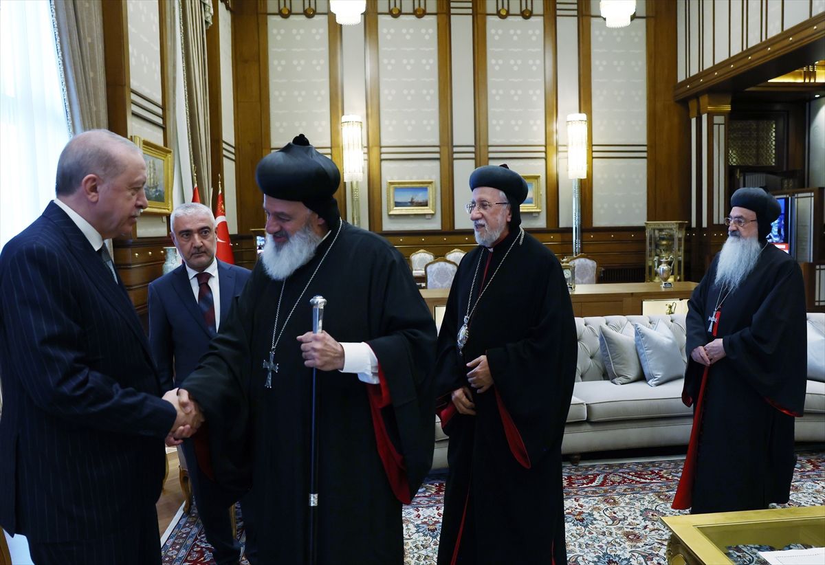 Erdoğan, Süryani Patriği'ni kabul etti
