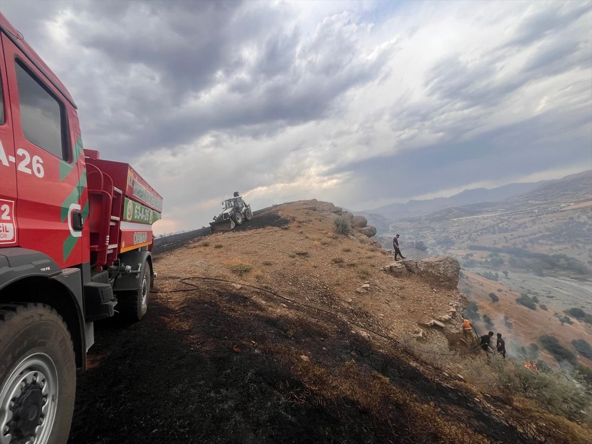 Diyarbakır'da çıkan anız ve orman yangınları söndürüldü