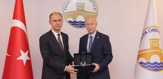 Edirne Vali Yardımcısı Sıdkı Zehin'den TÜ'ye veda ziyareti