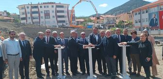 İskilip'te spor kompleksinin temeli törenle atıldı
