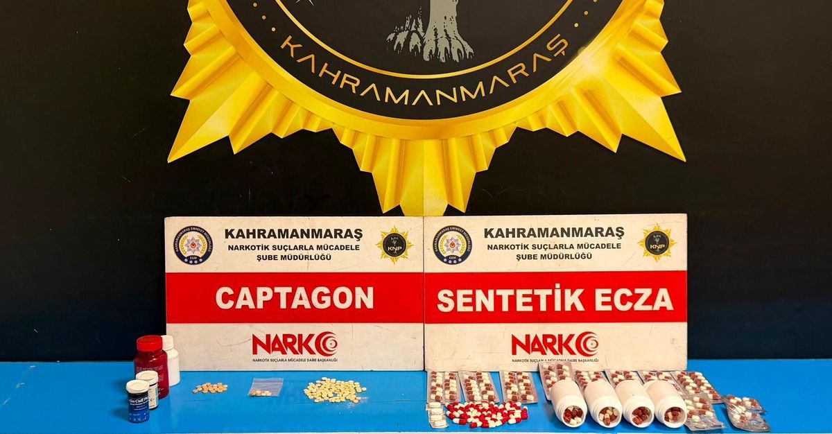 Kahramanmaraş'ta narkotik operasyonu: 6 tutuklama