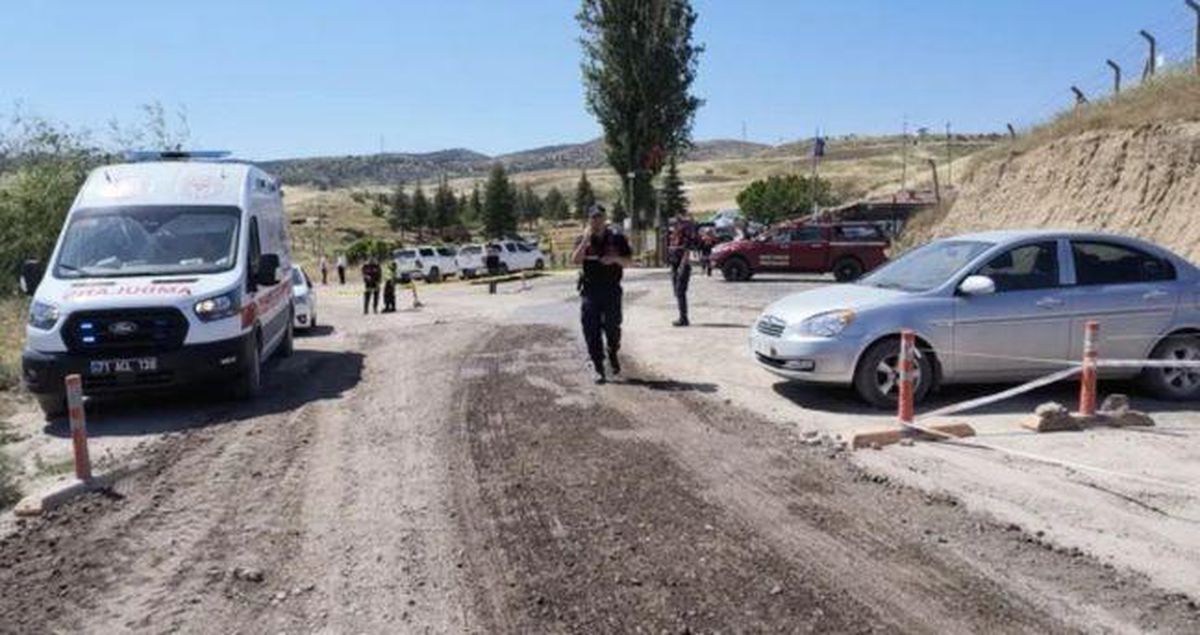Kırıkkale Yahşihan patlama sonrası olay yeri