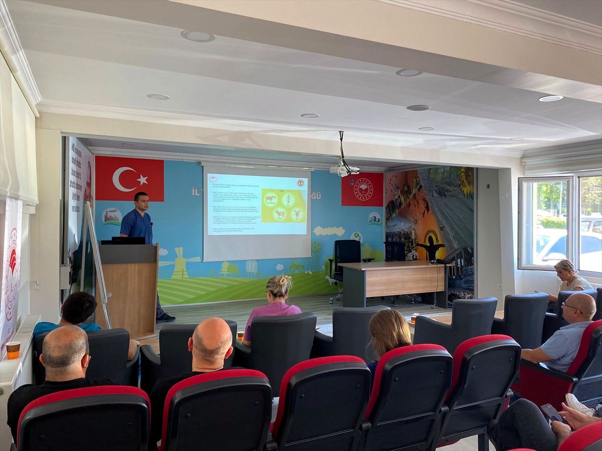 Kırklareli'nde Koyun Keçi Vebası Hastalığı Saha Yaklaşımı Eğitimi düzenlendi