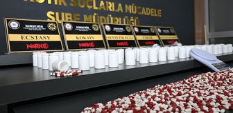 Kırşehir'de 4 bin 973 uyuşturucu hapla yakalanan 2 zanlı tutuklandı