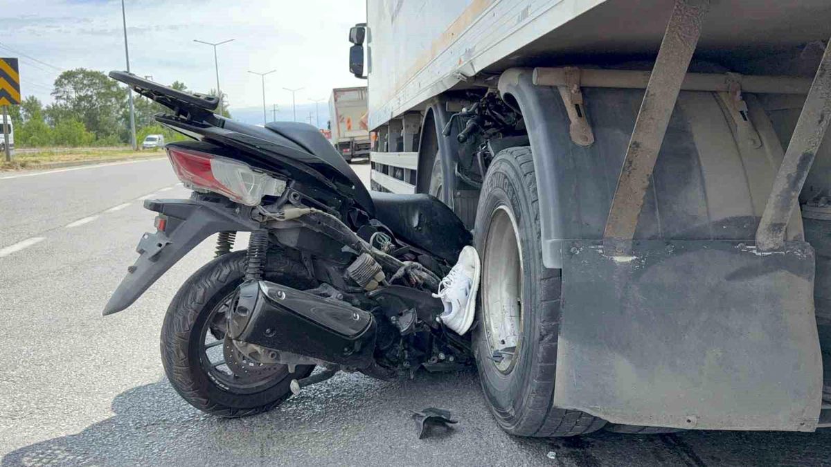 Samsun'da Motosiklet Kazasında Emekli Komiser Yardımcısı Hayatını Kaybetti