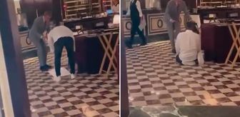 Restoranın ortasında namaz kıldı! Görüntü kullanıcıları ikiye böldü