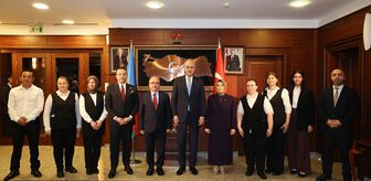 TBMM Başkanı Kurtulmuş, Türkiye'nin Bakü Büyükelçiliğini ziyaret etti