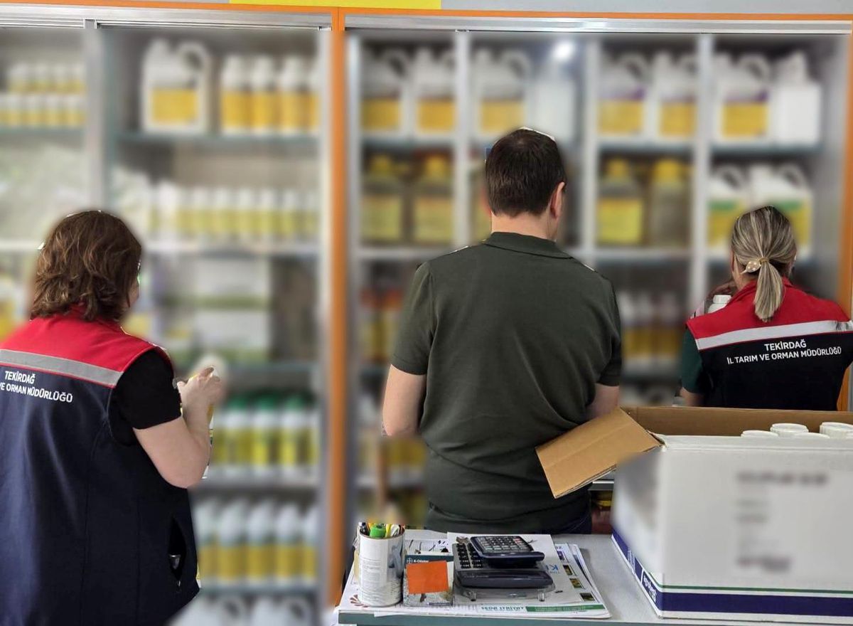 Tekirdağ'da bitki koruma ürünlerine yönelik denetim