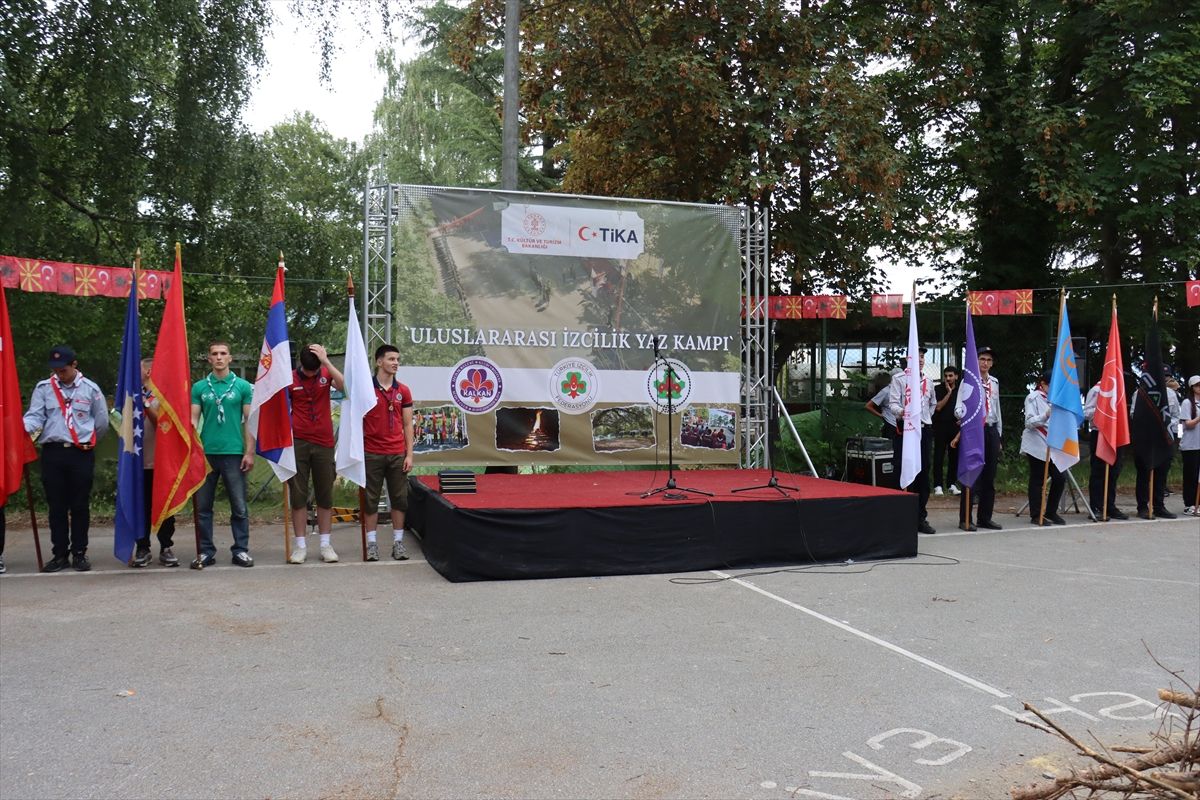 TİKA'nın desteğiyle Kuzey Makedonya'da Uluslararası İzcilik Yaz Kampı düzenleniyor