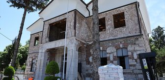 Tokat'ta tarihi belediye binasında restorasyon çalışmaları sürüyor
