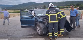 Tokat'ta trafik kazasında 2 kişi yaralandı