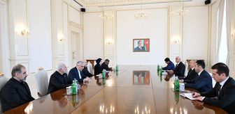 Azerbaycan Cumhurbaşkanı Aliyev, İran Meclis Başkanı Kalibaf'ı kabul etti