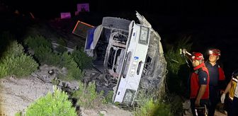Balıkesir'de kamyonun devrilmesi sonucu 1 kişi öldü, 1 kişi yaralandı