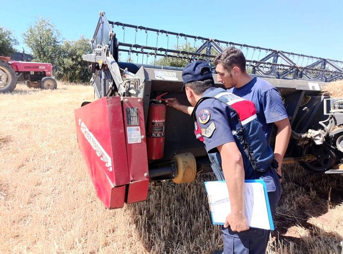 Çanakkale'de orman yangınlarına karşı Jandarma'dan denetim